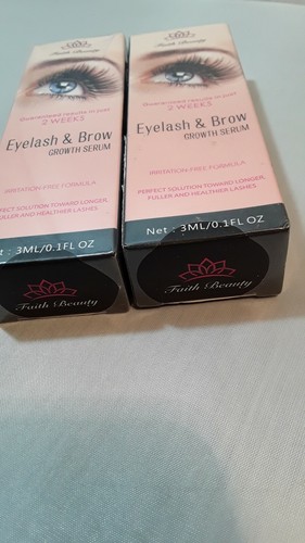 Faith Beauty Eyelash & Eyebrow Growth Serum (High Potency) Grow Longer, Fuller,