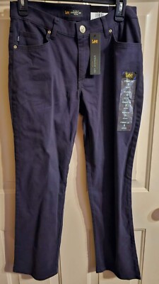 NWT Lee Modern Series Purple Jeans, Midrise Fit, Stretchy fabric (Size 6 Short)