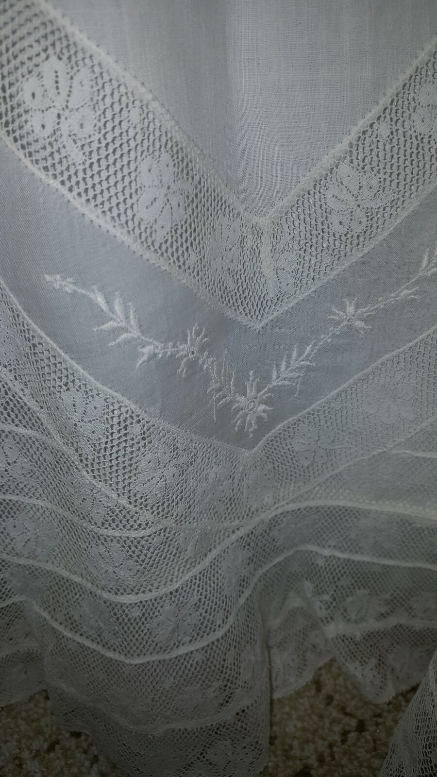 Edwardian Lace Petticoat - Beautiful detail!