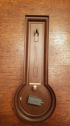 Vintage SPRINGFIELD BANJO Style WEATHER STATION~THERMOMETER, HUMIDITY