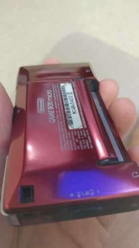 Nintendo Game Boy micro 20th Anniversary Limited Red Gold System Nice Used Rare