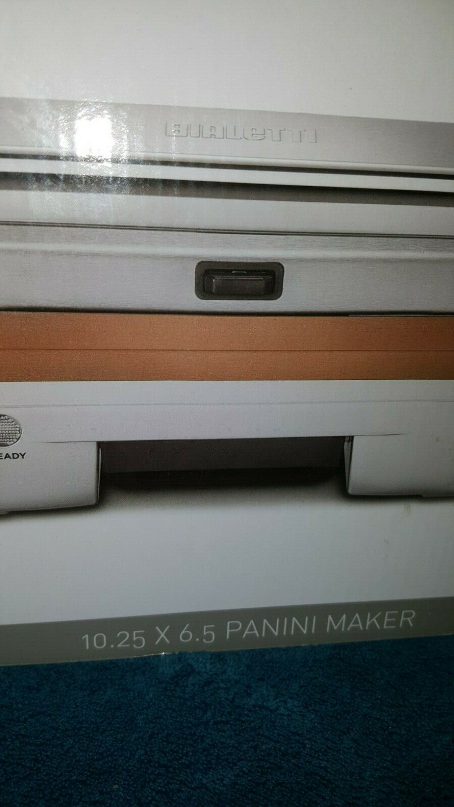 Bialetti Electric Copper Titanium Ceramic Panini Grill (NEW)