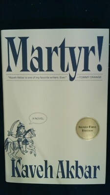 Signed Kaveh Akbar Martyr! US1st/1st Pilgrim Bell, Calling A Wolf