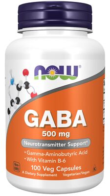 Now Foods ГАМК 500 мг 100 капсул