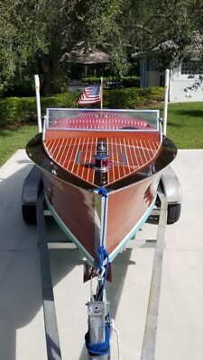 1930 Triple Cockpit Chris Craft Antique 20-0 Model 100 mahogany Speedboat