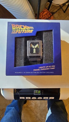 Back To The Future Watch Flux Capacitor ThinkGeek 2015 Stainless Steel MIB