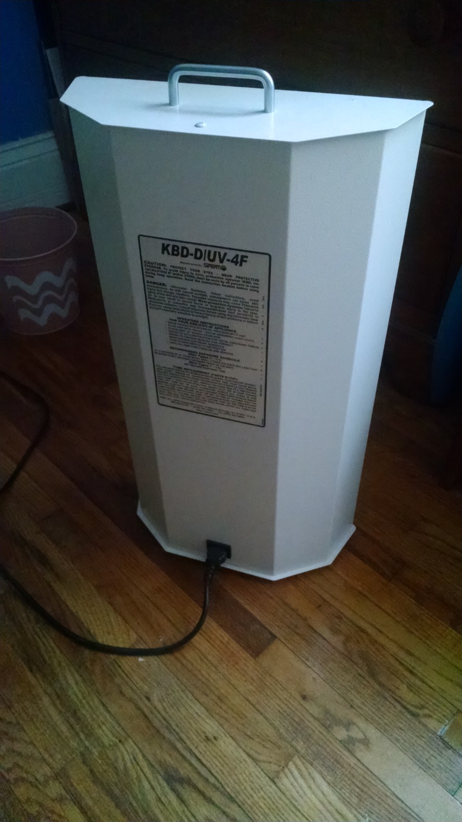 Sperti Vitamin D Light Box D/UV-F KBD Sperti Fluorescent Table Top Lamp