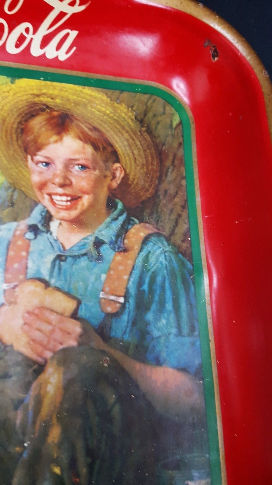 Rare 1931 American Art Works Drink Coca Cola Serving Advertising Tray