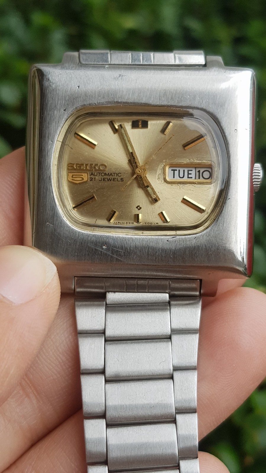 Vintage Seiko 5 6309-9000 Automatic 21 jewels Stainless