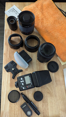 Nikon Camera Kit: Nikon DX AF-S VR Nikkor 55-200mm G ED, etc.