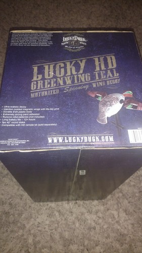 BRAND NEW LUCKY DUCK LUCKY FLAPPER GREEN WING TEAL HD FLAPPING MOTION DECOY