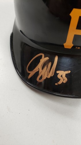 Pittsburgh Pirates Josh Bell Signed Autographed Riddell Mini Helmet NON COA