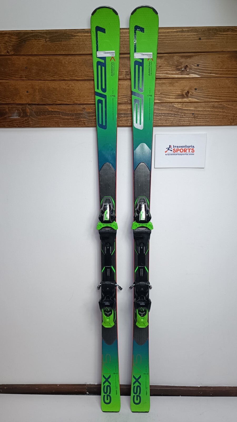 Elan GSX 175cm Ski + Elan 12 Bindings Winter Sport | eBay
