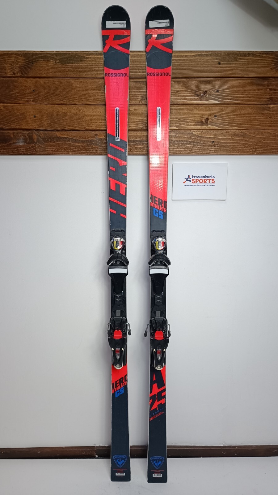 Rossignol Hero Athlete GS 182cm Ski + Look 12 Bindings Rossignol Hero Athlete GS 182cm Ski + Look 12 Bindings