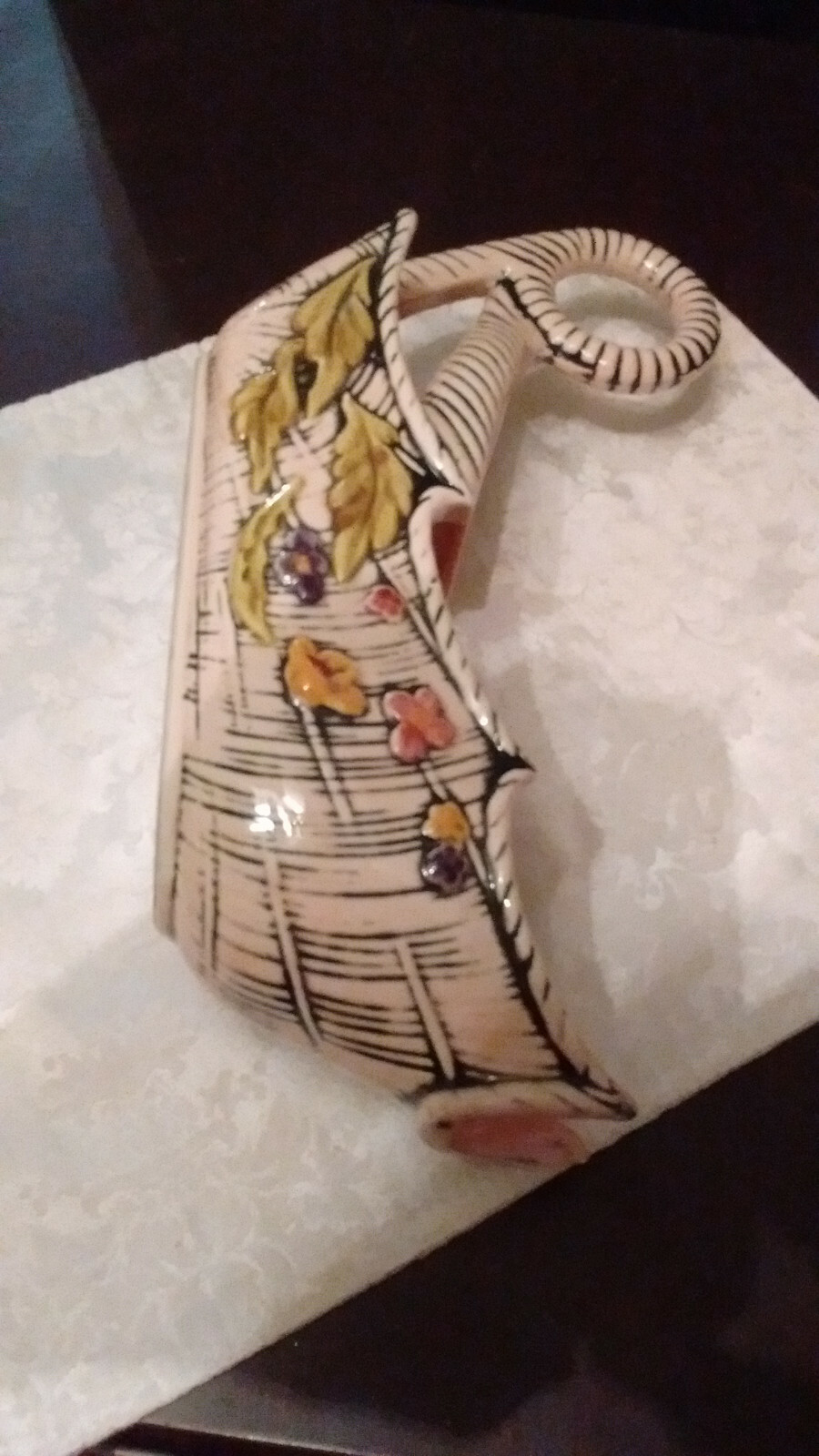 Hull Mid Century Modern Bright Flite Pink Blossom Boat Planter