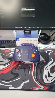 NYXI Hyperion Pro (Purple) Wireless Joy-pad for Switch/Switch OLED w/Case