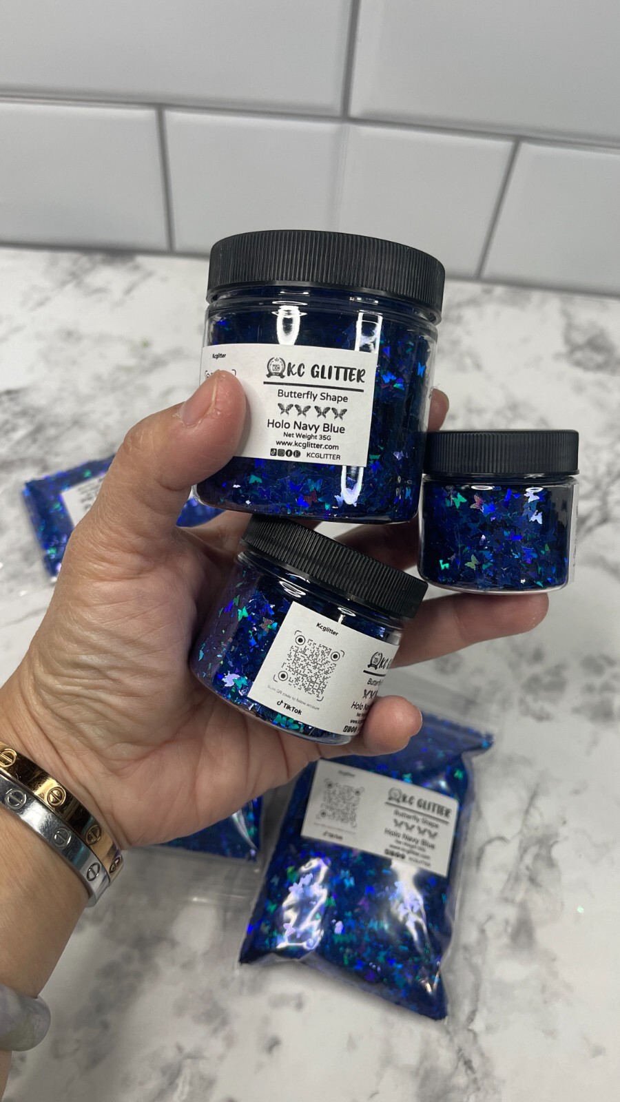 Solvent Resistant BUTTERFLY shape Glitter U Choose Color Nail Art Face Crafts