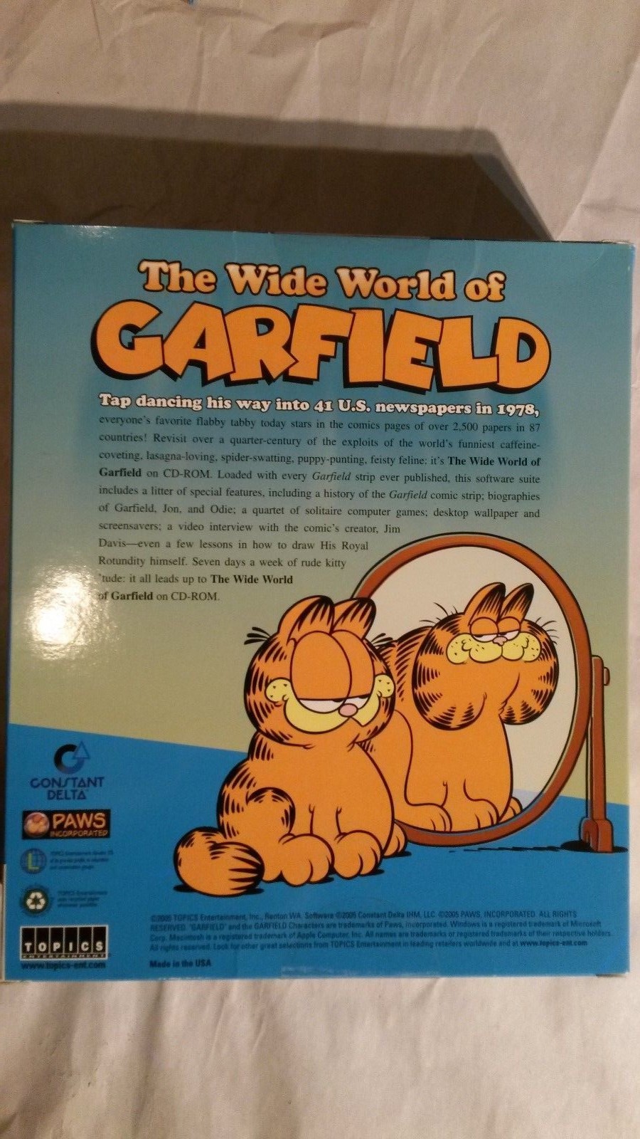 The Wide World of Garfield - PC CD ROMs
