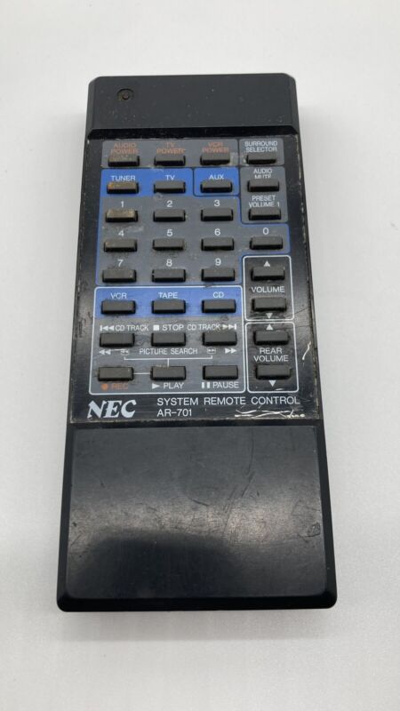 Original OEM NEC AR-701 System Remote Control Tested