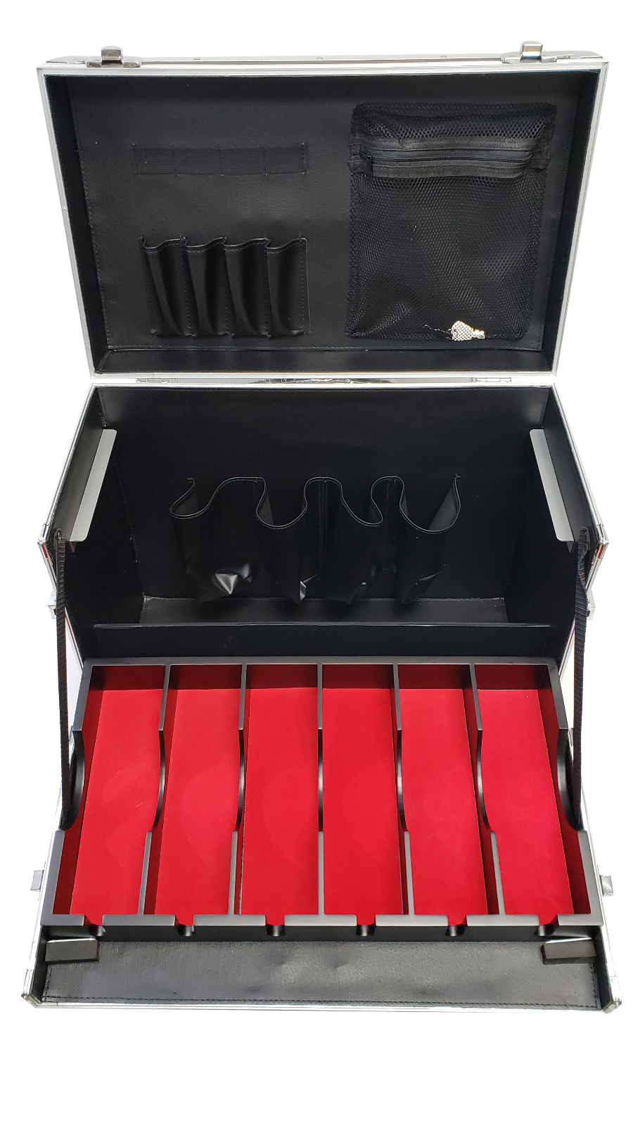 Master Travel Roller Case for Barbers - Stylists Tools   (BLACK) VT10145-BK