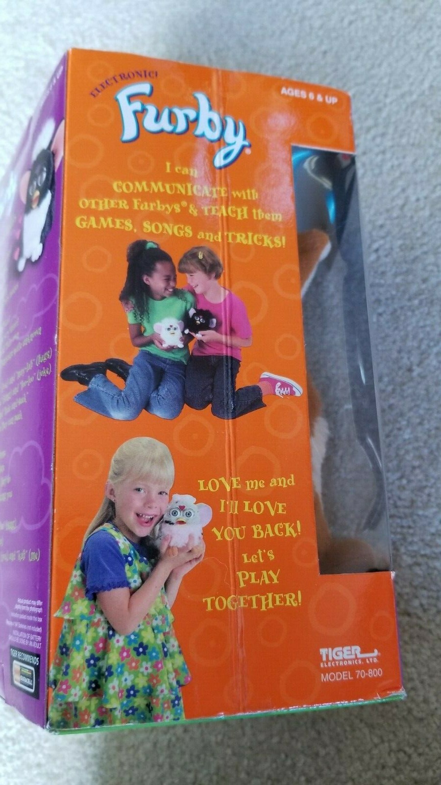 NIB Tiger Electronics 1999 Electronic Furby Model 70-800 Never Opened