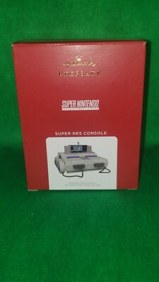 Hallmark Keepsake Super Nintendo SNES Console Ornament Magic Light & Sound, 2021