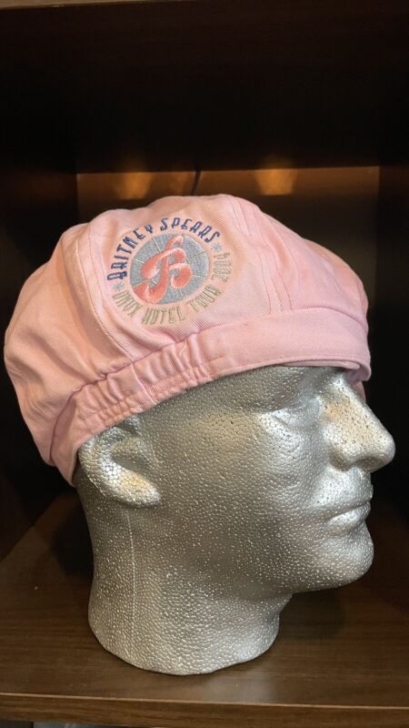 Britney Spears Vintage Tour Pink Hat Onyx Hotel 2004 Retro Newsboy Unused