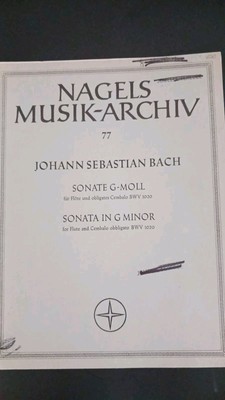 J S Bach Flute Sonata in g minor