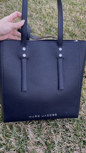 Marc Jacobs Jordan Black Leather Zip Tote XLarge ShoulderBag Marc Jacobs Jordan Black Leather Zip Tote XLarge ShoulderBag
