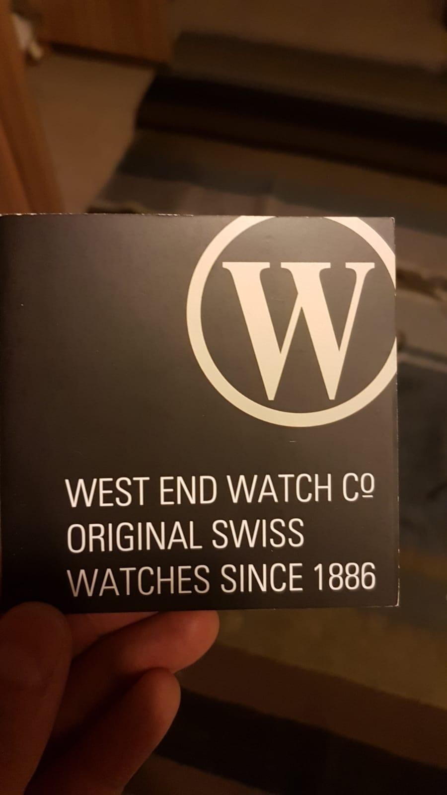 Pre-owned West End Watch Co. West End 6828.10.0788r2 Auto Sapphire Black Arabic Dial Auto Swiss Unisex Watch
