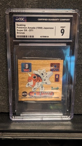 1998 Pokémon Amada Super Dx Seaking Bronze D71 CGC 9 | eBay