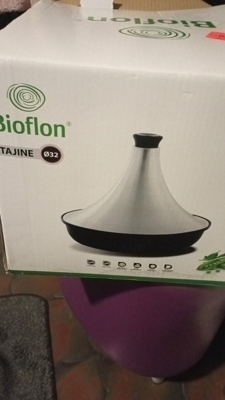 Bioflon Tajine Deckel Induktion 32 Cm Marokkanische Tagine Topf Aus Aluminium