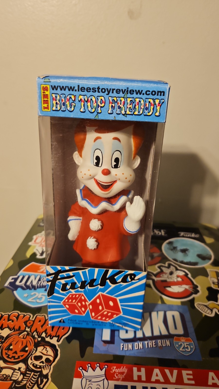 Big Top Freddy Funko Wacky Wobbler 2003 Funko Fun Days Las Vegas