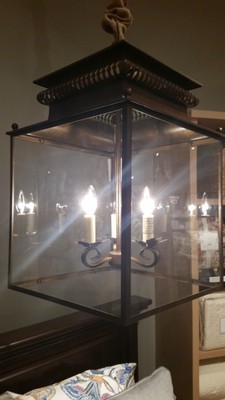 Home Garden Pottery Barn Bolton Oversized Indoor Outdoor Lantern