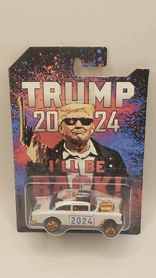Hot Wheels Donald Trump 2024 Custom made Chevy ( I'll BE BACK ) FREE SHIPPING