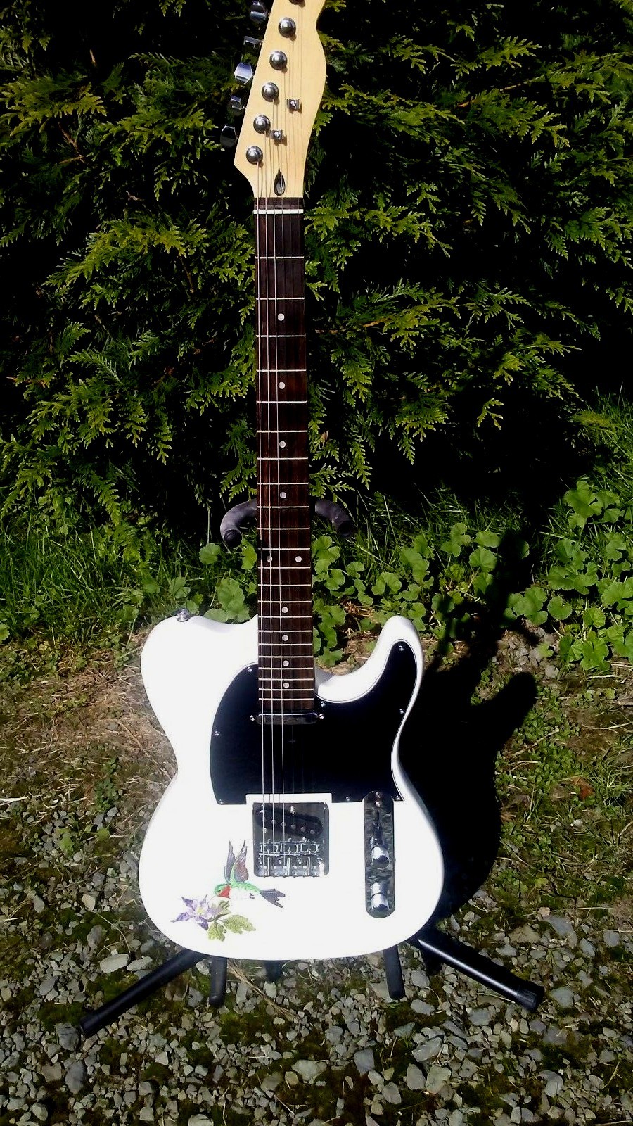 Telecaster style guitar  Beautiful, light and easy playing