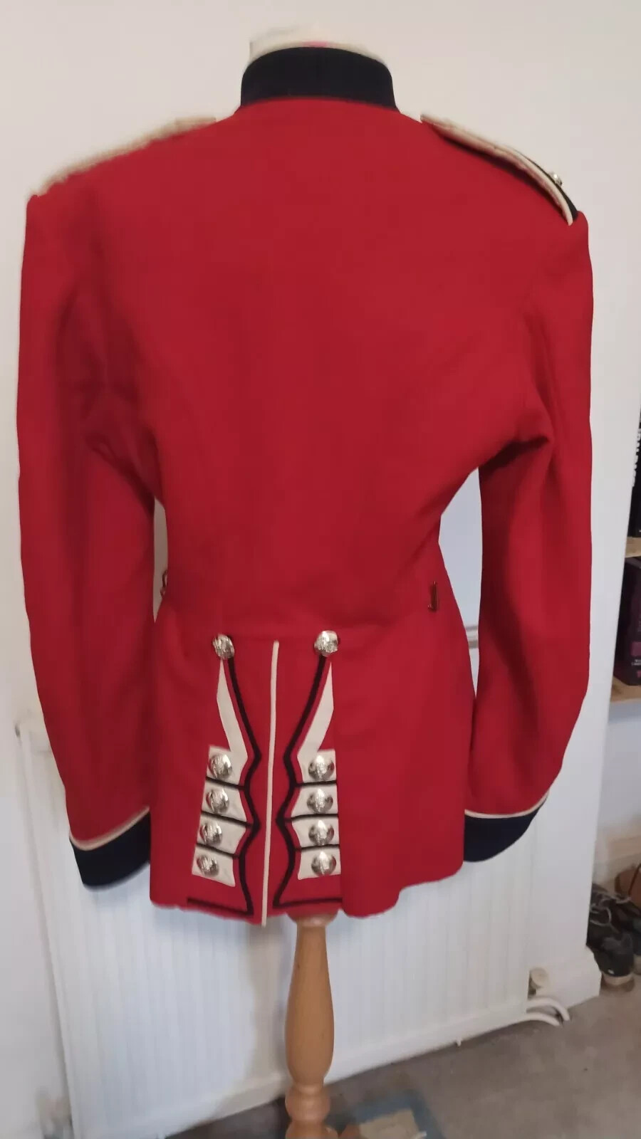 Pre-owned Handmade Vintage Irish Guardsman Tunic Uniform 1959 Pattern Red Wool Coat