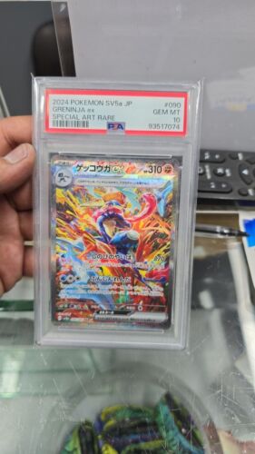 PSA 10 Greninja ex SAR 090/066 Crimson Haze sv5a Pokemon PSA 10 Greninja ex SAR 090/066 Crimson Haze sv5a Pokemon