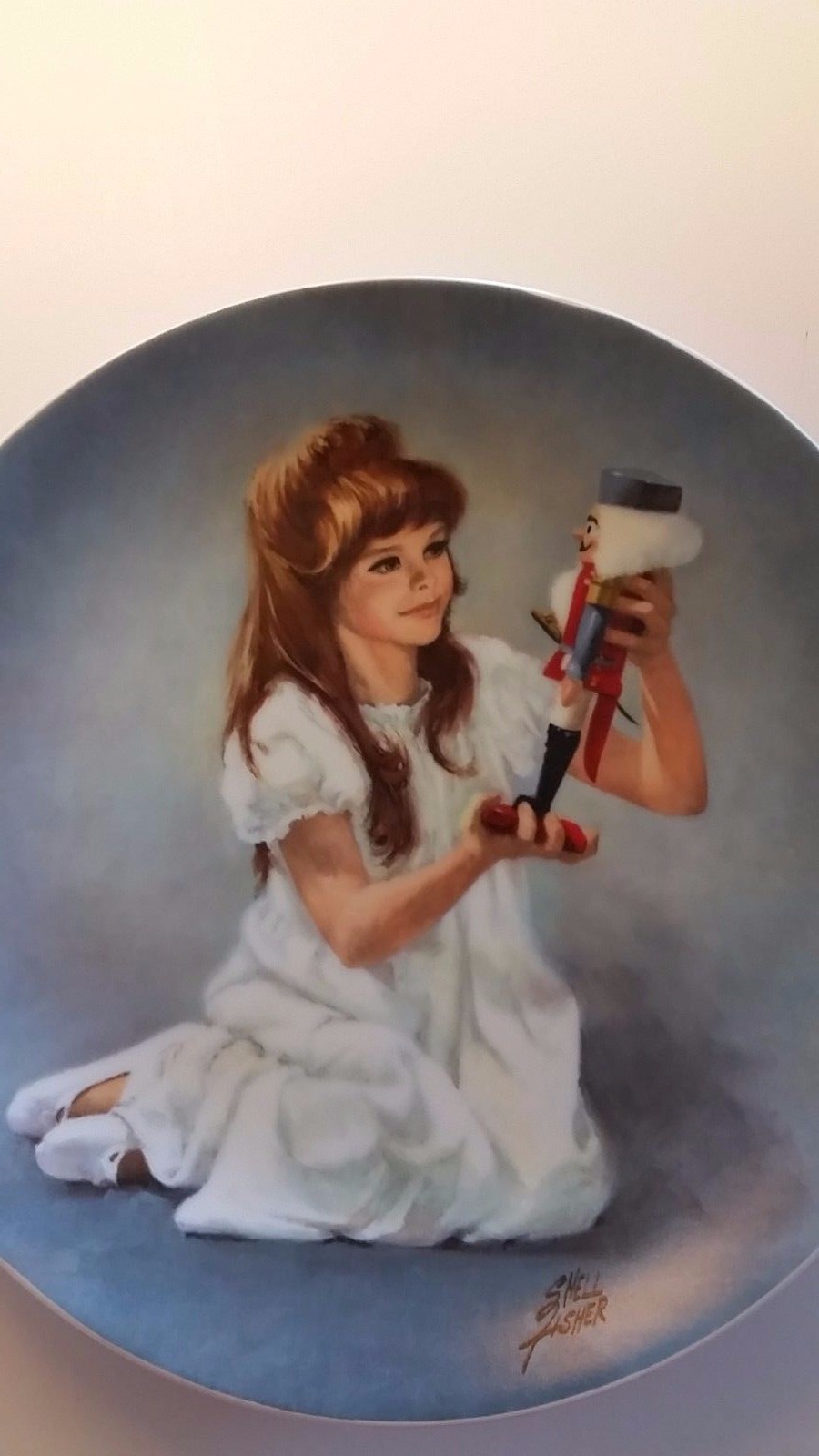 CLARA AND NUTCRACKER 1978  Vintage Plate The Nutcracker Ballet Christmas Decor