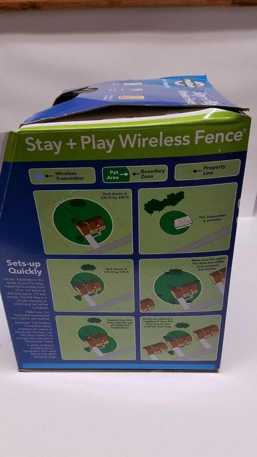 PetSafe PIF00-12917 Stay & Play Wireless Fence One Collar Included