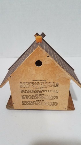 Vintage German Wooden Temperature Weather House