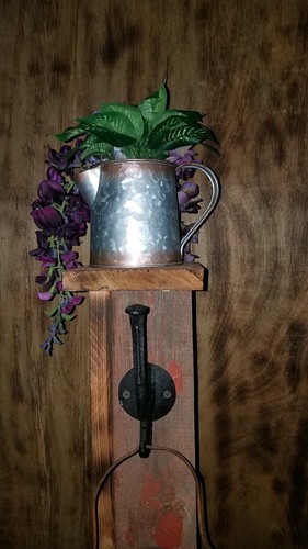 HAND MADE PLANT STAND ICE BUCKET HORSESHOE HOLDER
