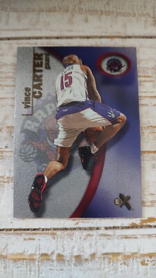 2000-01 eX VINCE CARTER base card #87 Toronto Raptors Fleer 