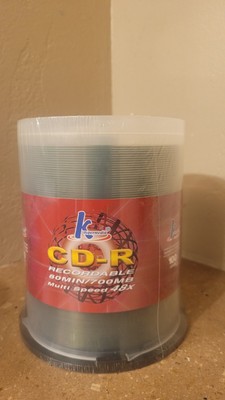 100 K Hypermedia CD-R Recordable 80MIN/700MB Multi Speed 32X Discs on Spindle