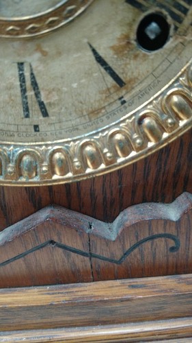 Ansonia Mantel Clock new york Eight Day  OLD