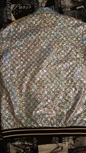 Pre-owned Gucci Jacket With Tags Authentic In Silver