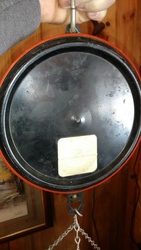 Vintage Chatillon Hanging Scale & Basket 20 lb. Farm Grocery General Store Feed