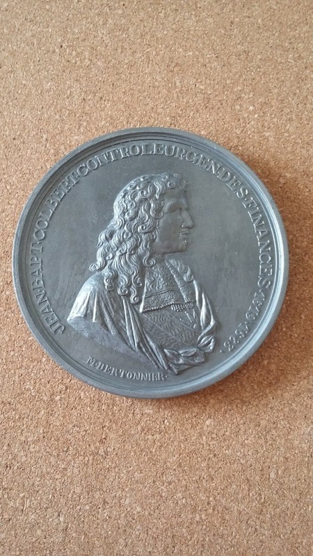 MÃ©Daille Jean-Baptiste ColbertÂ Par Bertonnier - FrenchÂ  Former Regime Medal