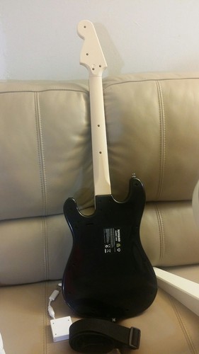 Nintendo Wii Rock Band Wired Drum Controller Bundle 19092 w/Pedal Sticks, guitar