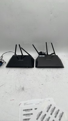 NETGEAR Nighthawk R7000 AC1900 & R6400v2 AC1750 WiFi Router Lot Of 2